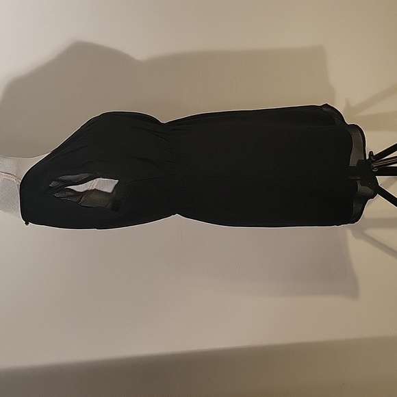 Forever 21 Classic Black Mini Dress with Singed Waist, Size: S - Picture 8 of 8